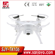 Original Skytech TK106 2.4G 4CH 6-axis Gyro Mini Drone With HD Camera RC Quadcopter with Headless Mode 3D Flips SJY-TK106